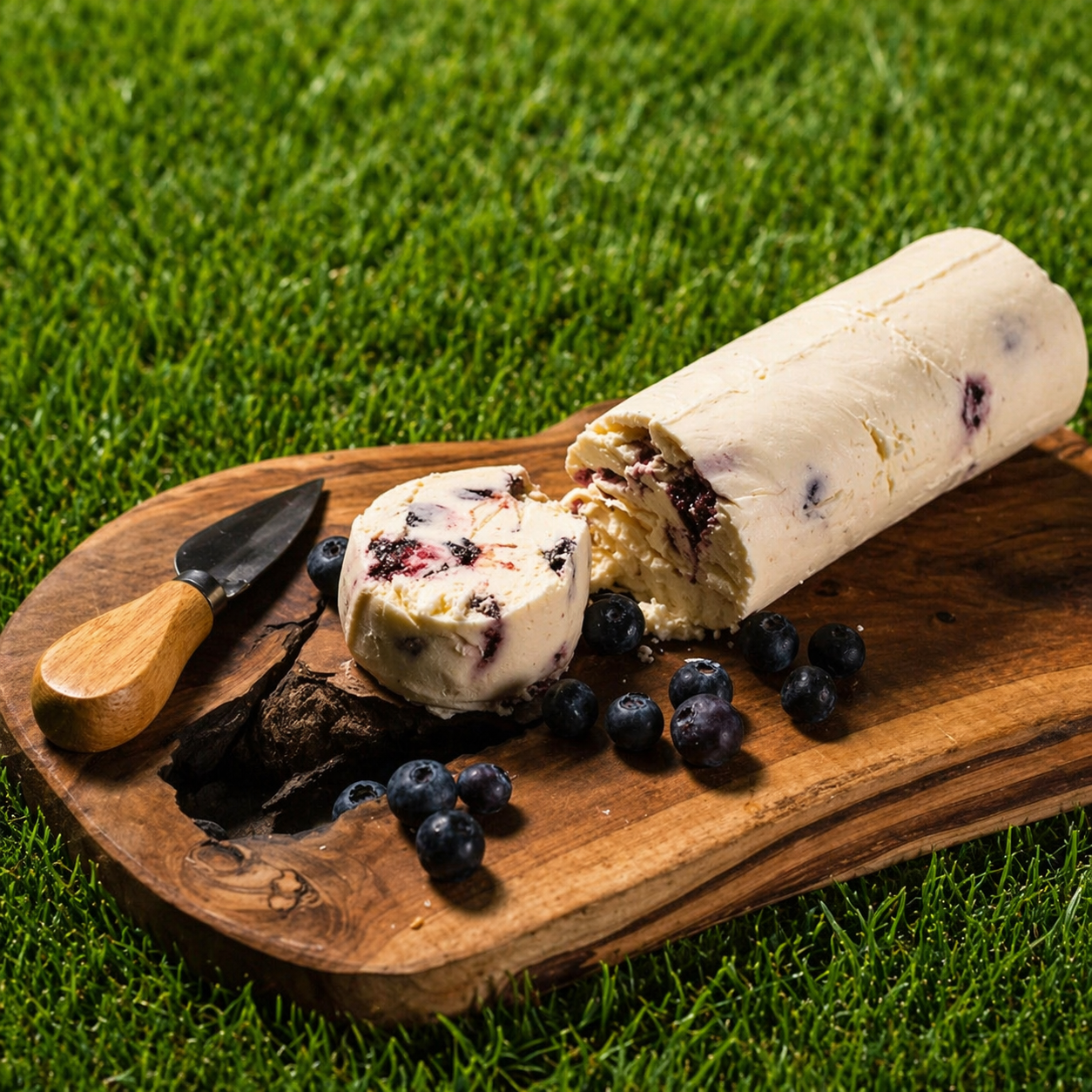 Queso Rulo de 3 leches con arándonos