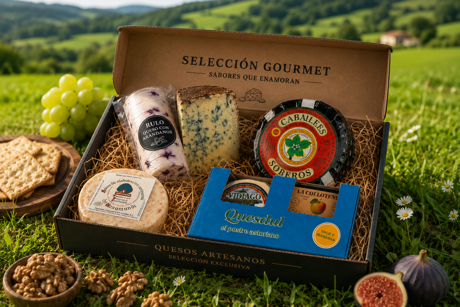 CAJA GOURMET "Quesos de Asturias"