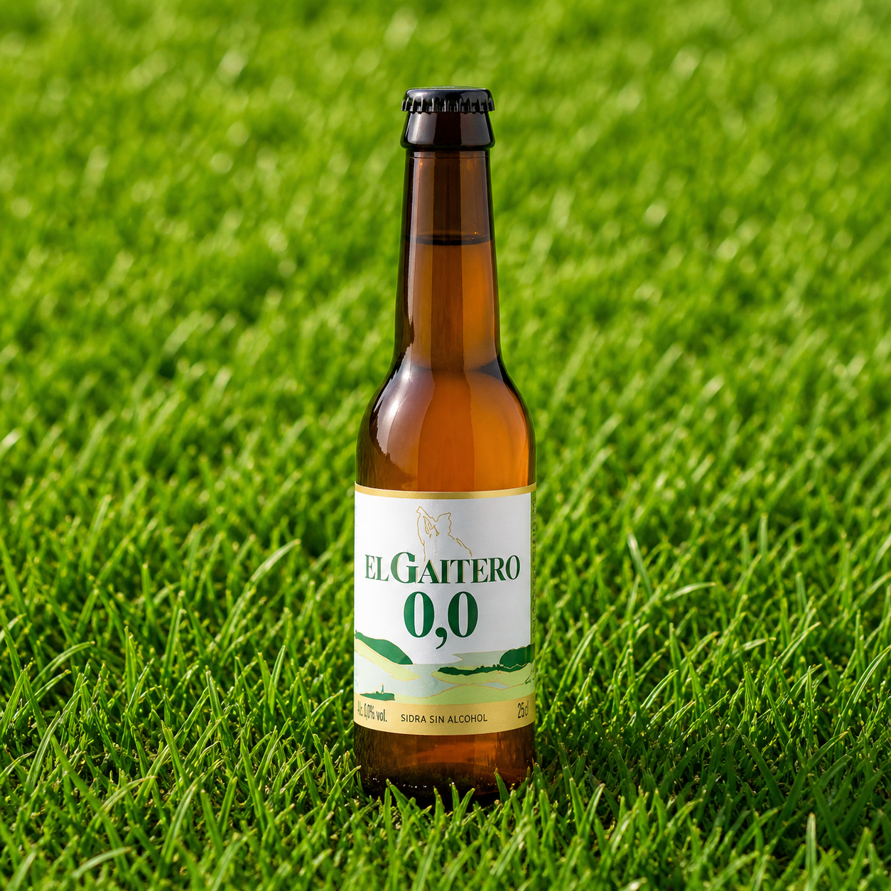 Sidra El Gaitero 0,0 botellín