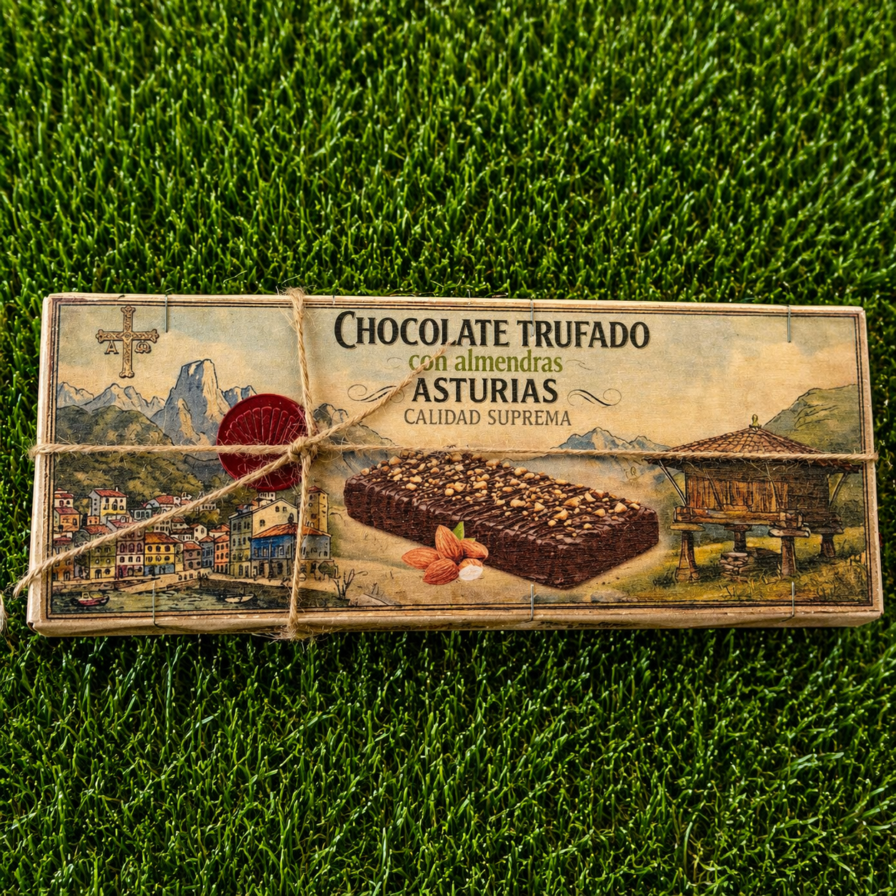 Chocolate trufado con Almendras