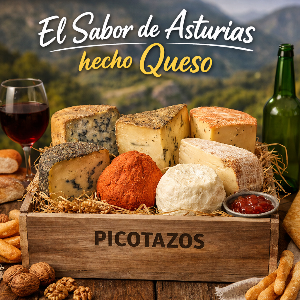 CAJA GOURMET "Quesos de Asturias"