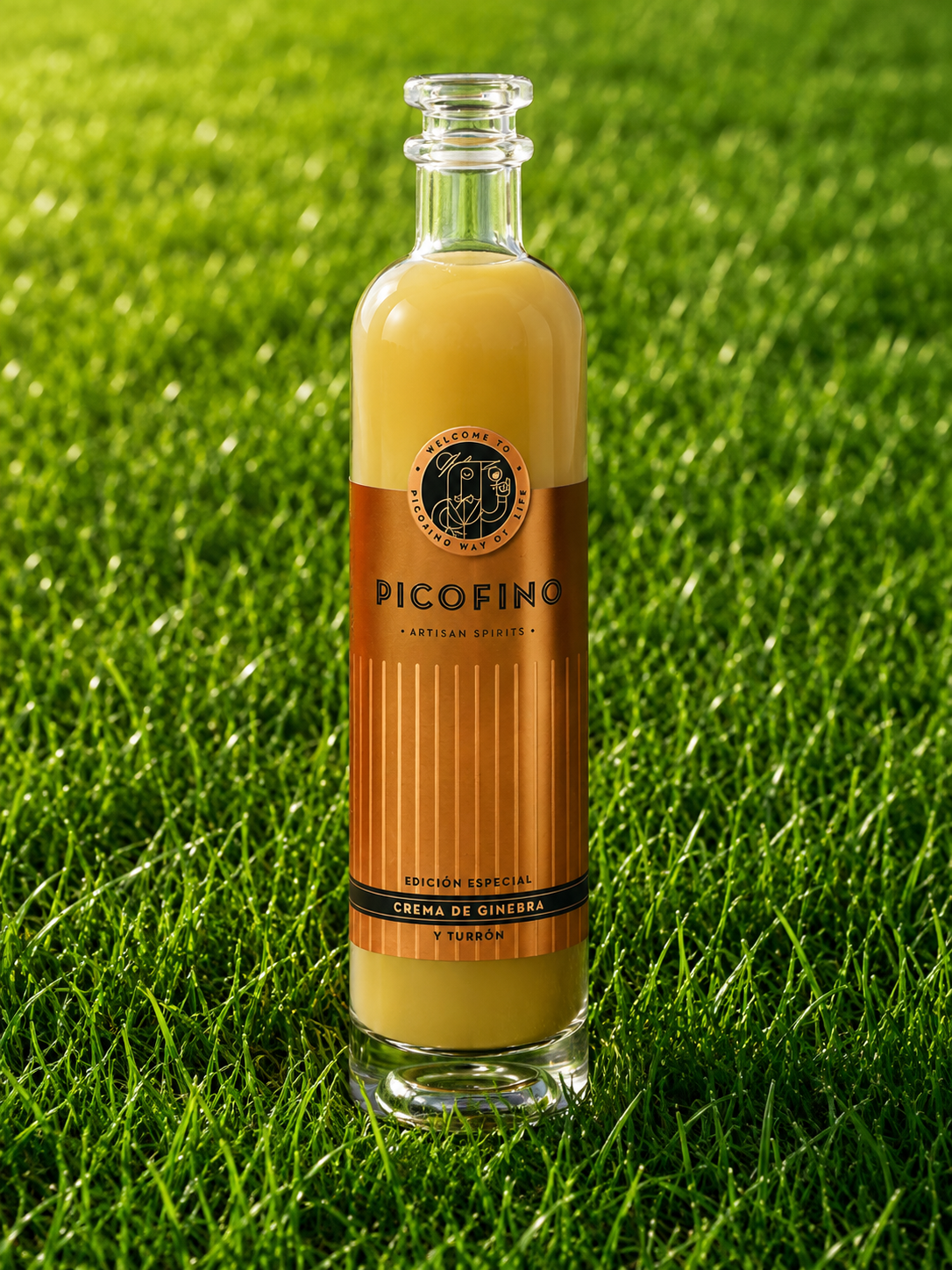 Crema de Gin con Turrón Picofino