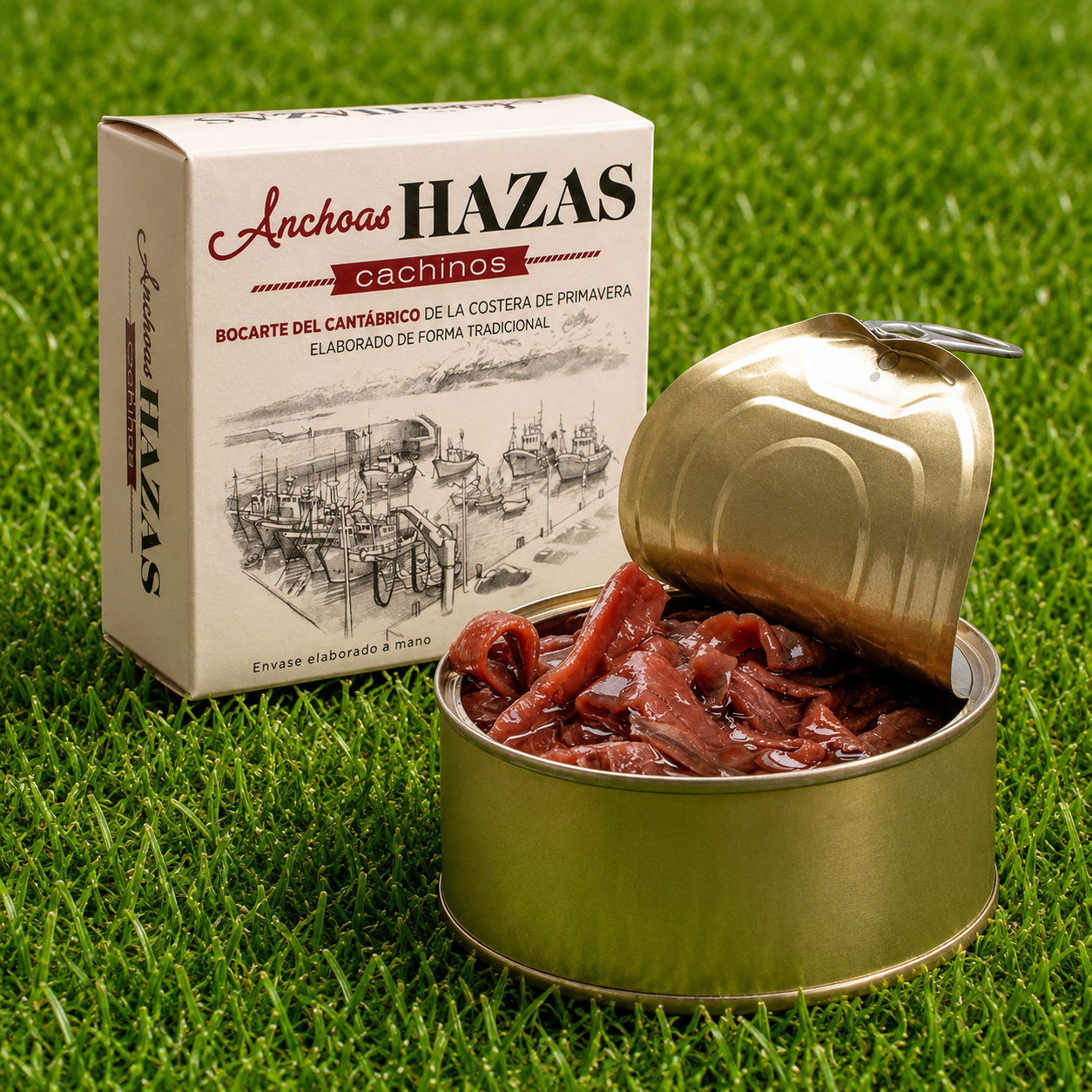 Cachinos de anchoas Hazas